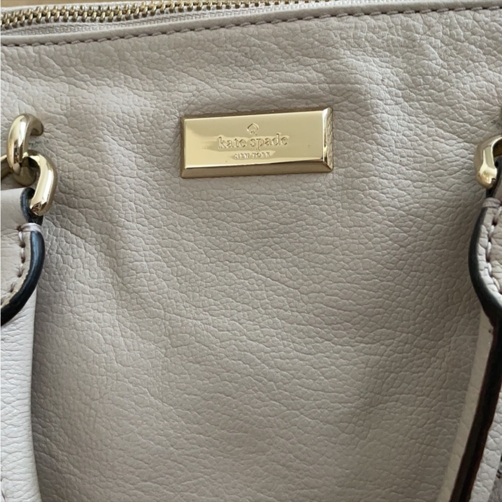 Kate Spade Taupe Leather Bag - Picture 3 of 5
